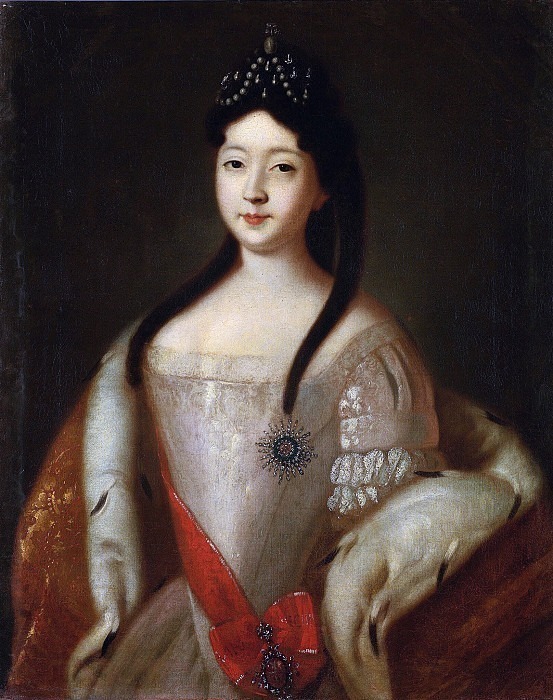 Portrait of Tsarevna Anna Petrovna. Louis Caravaque