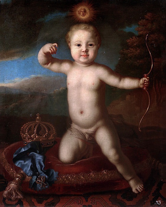 Portrait of Tsarevich Peter Petrovich as Cupid