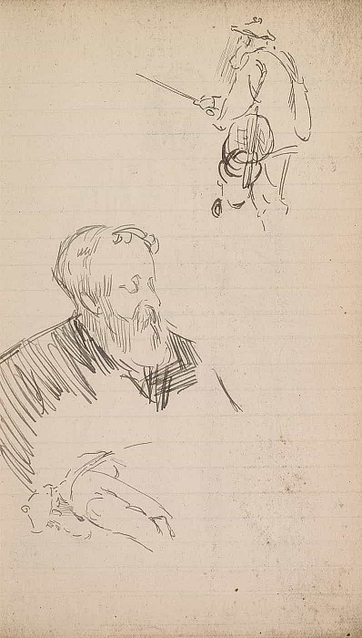 Sketchbook Drawing. Charles Samuel Keene