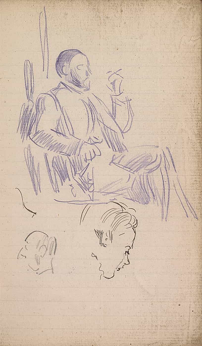 Sketchbook Drawing. Charles Samuel Keene