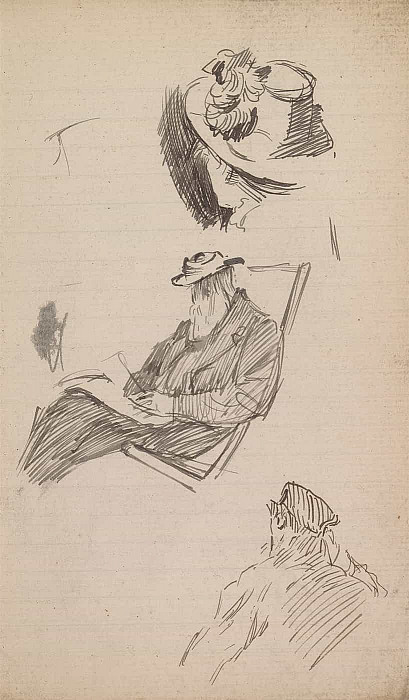 Sketchbook Drawing. Charles Samuel Keene