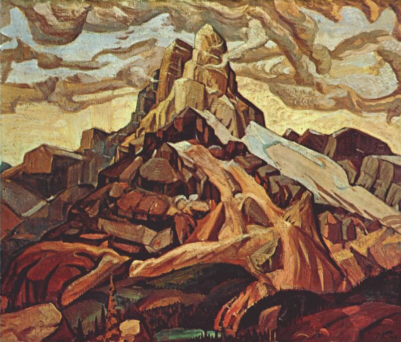 cathedral mountain 1928. Arthur Lismer