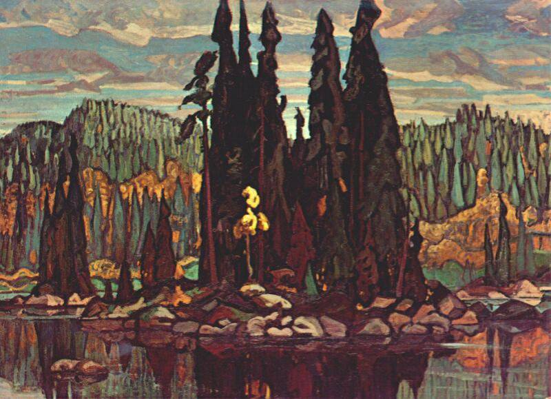 Острова с хвойным лесом, 1922. Артур Лизмер