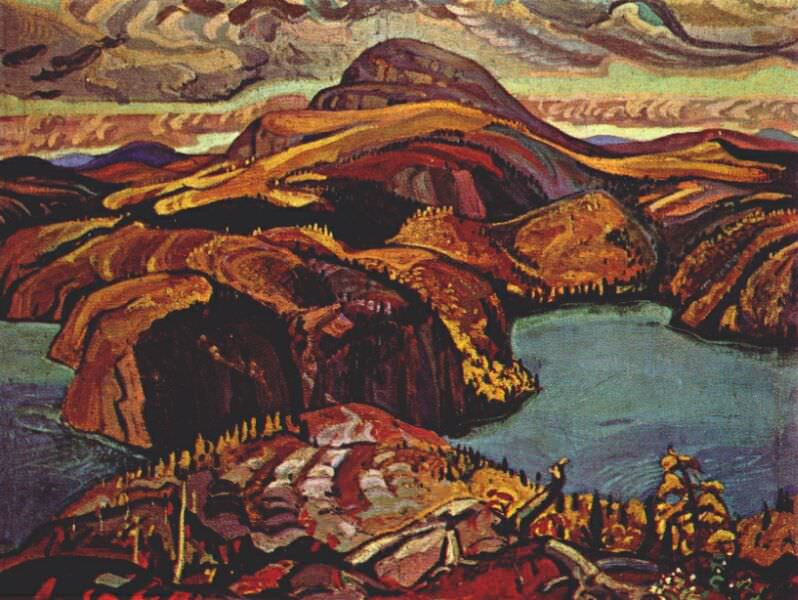 october, north shore, lake superior 1927. Arthur Lismer