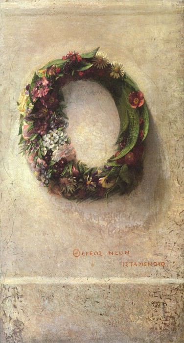 Wreath of Flowers. John La Farge