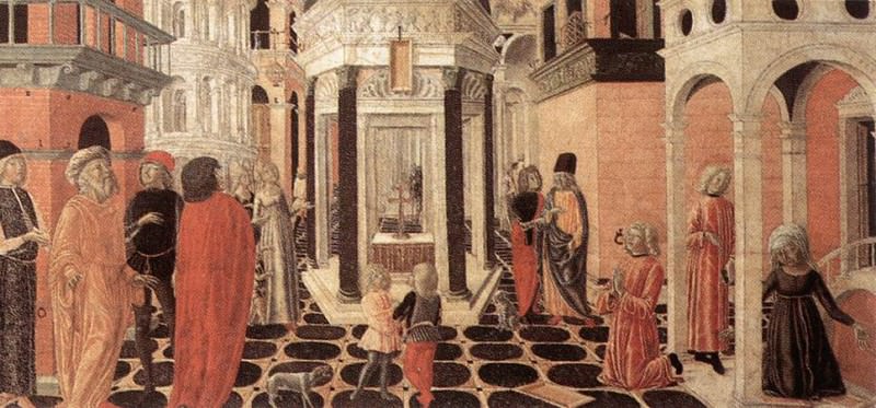 NEROCCIO DE LANDI Three Episodes From The Life Of St Benedict 2. Neroccio di Bartolomeo De Landi
