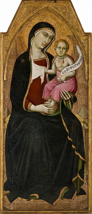 Мадонна с младенцем на троне. Лука ди Томме