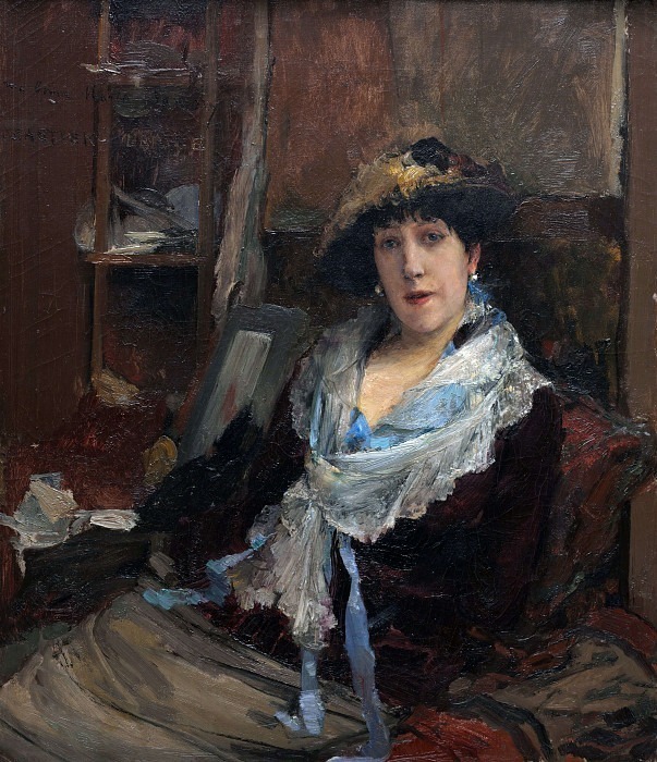 Marie Samary of the Odéon Theater. Jules Bastien-Lepage