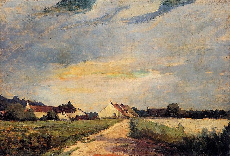 Landscape with Houses. Albert-Charles Lebourg