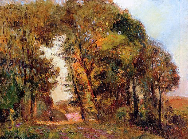 The Forest in Autumn near Rouen. Albert-Charles Lebourg
