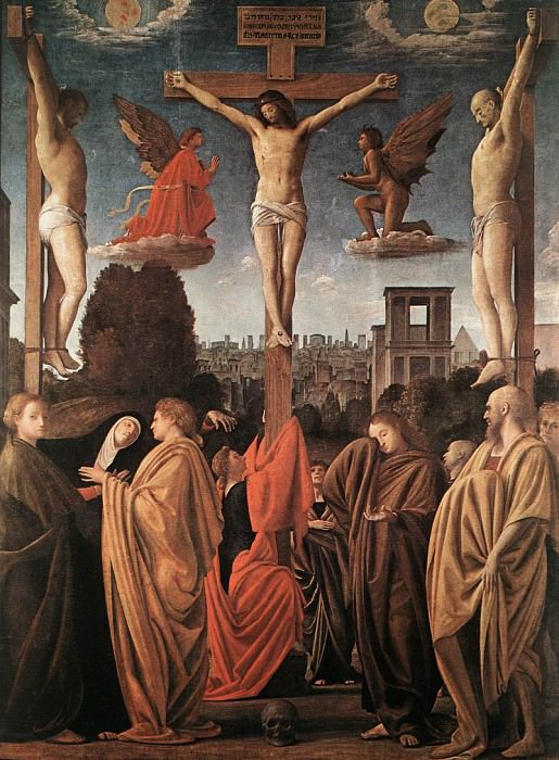 crucifix. Lorenzo Lotto