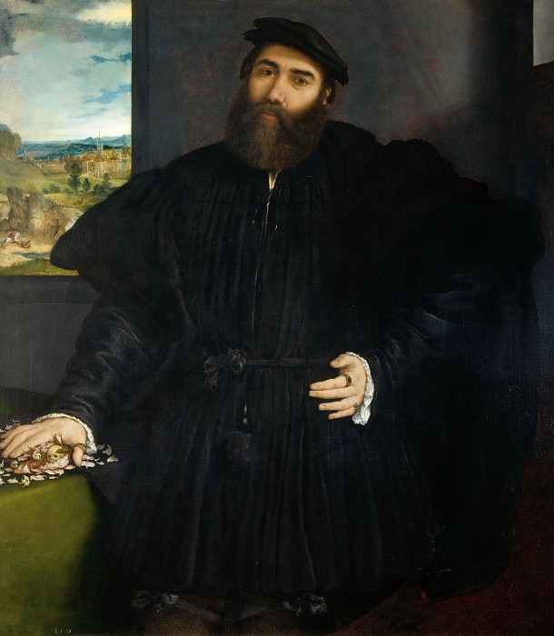 Portrait of a Gentleman. Lorenzo Lotto
