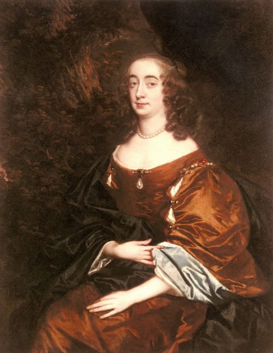Lely Sir Peter Portrait Of Elizabeth Countess Of Cork. Peter Lely