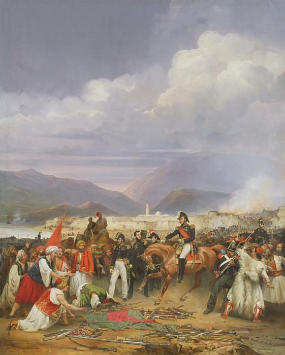 The Capture of Morea Castle, 30th October 1828. Jean Charles Langlois