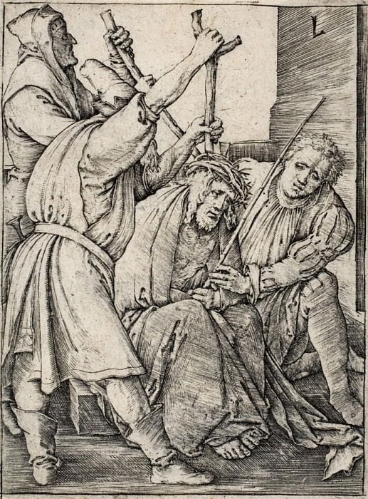 Christ Crowned with Thorns. Lucas Van Leyden