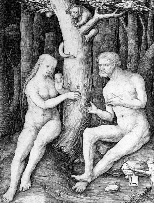 Adam and Eve. Lucas Van Leyden