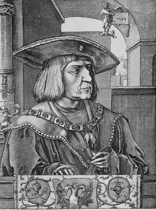 Emperor Maximilian I. Lucas Van Leyden