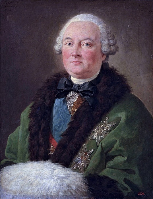 Portrait of the Marquis Paul Galuccio de L’Hôpital. Louis Jean François Lagrenée