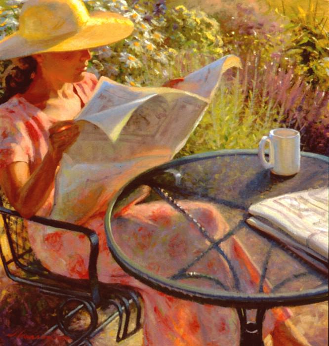 1999 Morning Cup 30by28in. Jeffrey T Larson