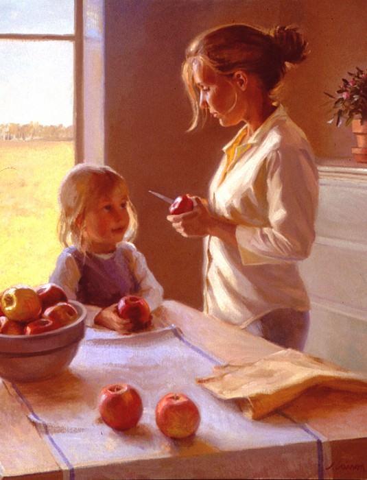 Осенние яблоки, 2000. Джеффри Т Ларсон