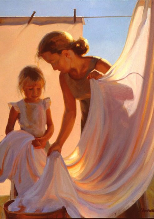 2001 Blessed Morn 30by40in. Jeffrey T Larson