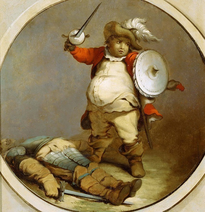 Falstaff with the Body of Hotspur. Philip James de Loutherbourg