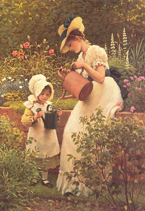 The Young Gardener. George Dunlop Leslie