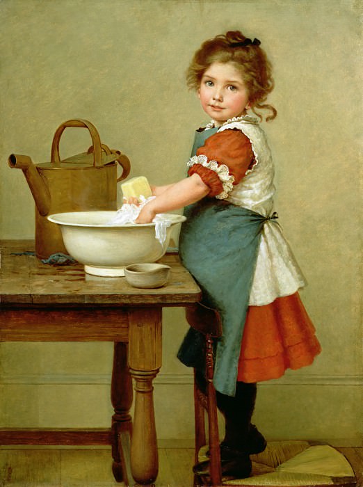This Is the Way We Wash Our Clothes. George Dunlop Leslie