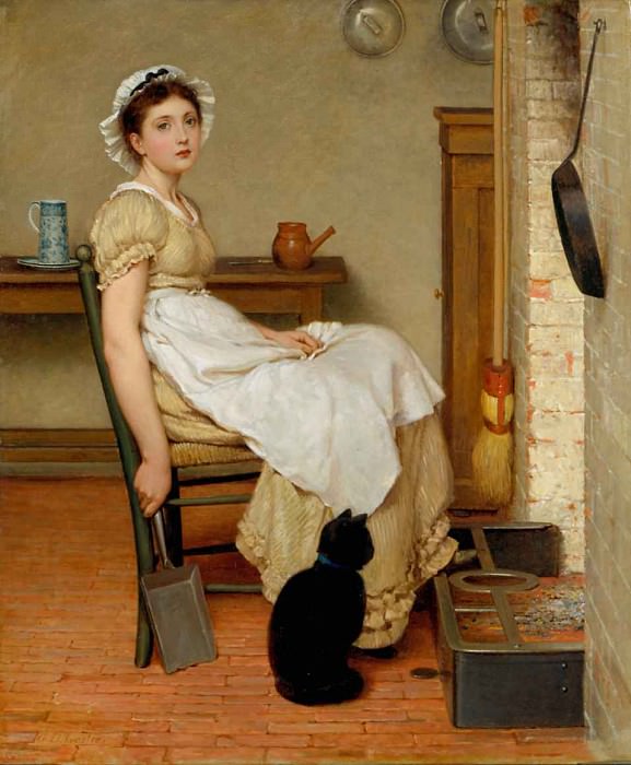 At the Hearth. George Dunlop Leslie