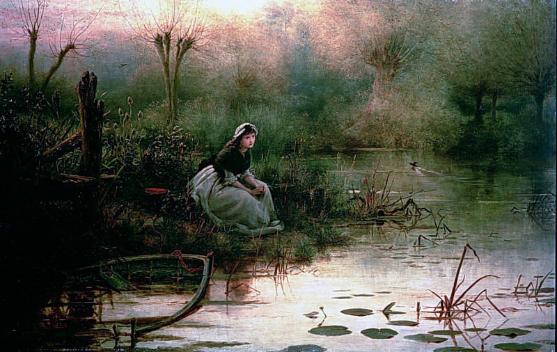 “Willow, Willow” from Hamlet by William Shakespeare (1564-1616). George Dunlop Leslie