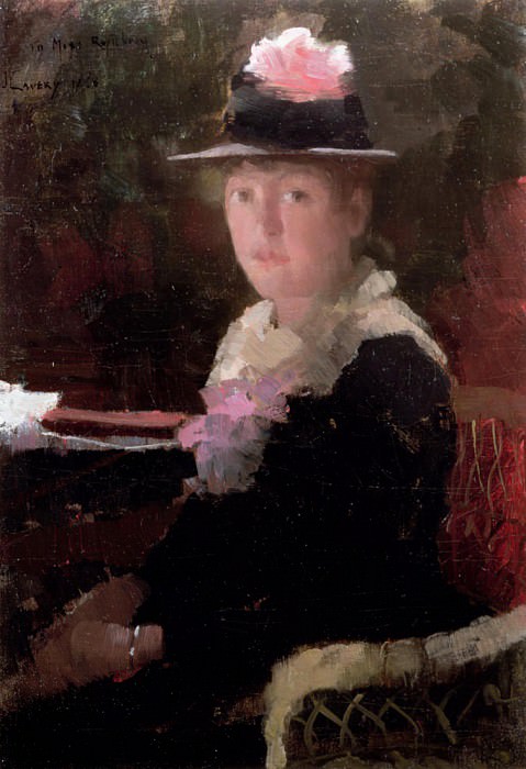 Portrait of Miss Gerda Rydberg. Sir John Lavery