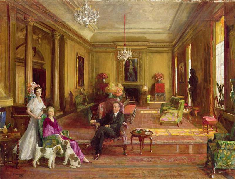 Lord Duveen of Millbank at Home