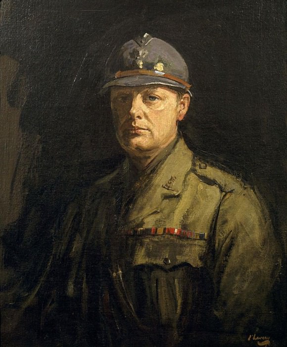 Portrait of Winston Churchill. Sir John Lavery