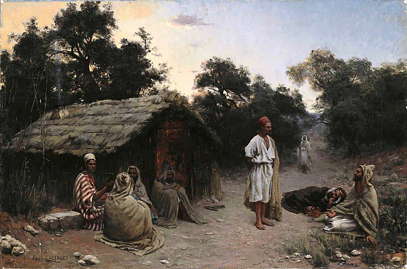 An Arab Encampment. Jean Baptiste Paul Lazerges