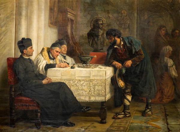 Грош для Петра, 1867. Эдвин Лонгсден Лонг