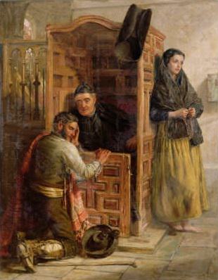 Confession 1862. Edwin Longsden Long