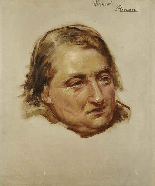 Study for the Portrait of Ernest Renan. Edwin Longsden Long
