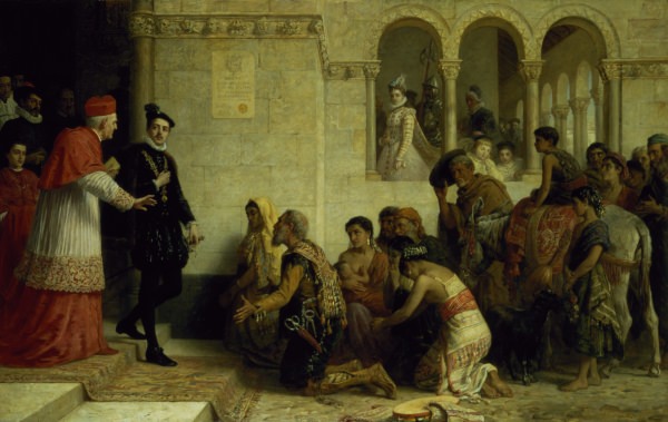 The Supplicants The Expulsion of the Gypsies from Spain 1872. Edwin Longsden Long