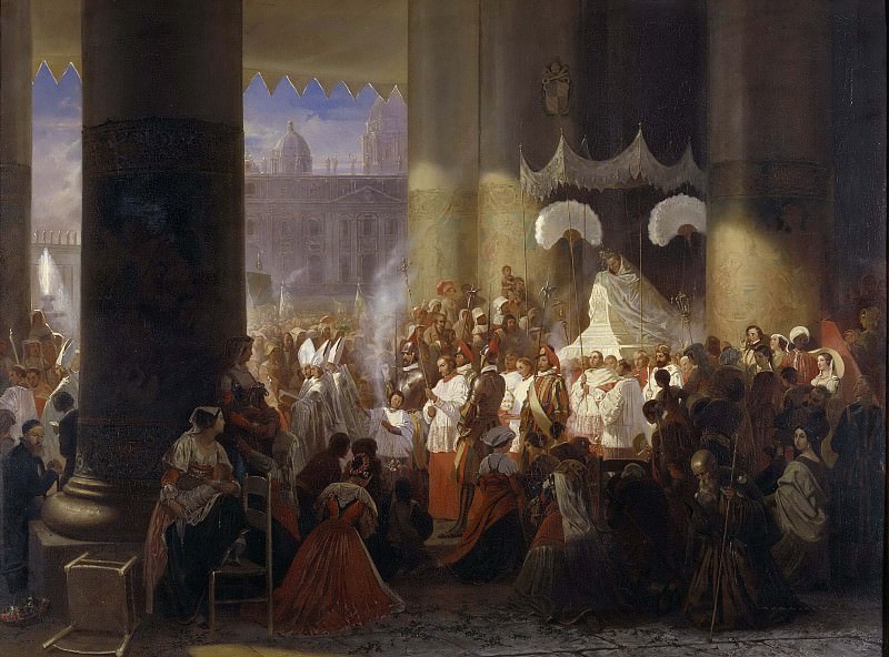 Шествие на праздник Корпус-Кристи в Риме, Эгрон Селлиф Лундгрен
