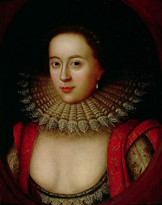 Portrait of Frances Howard (1590-1632) Countess of Somerset. William Larkin