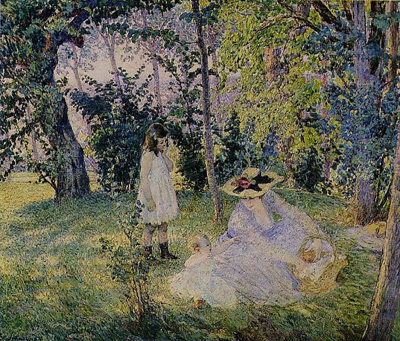 Picnic in the Woods. Henri Lebasque