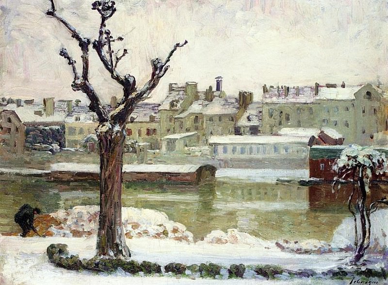 Winter in Lagny. Henri Lebasque