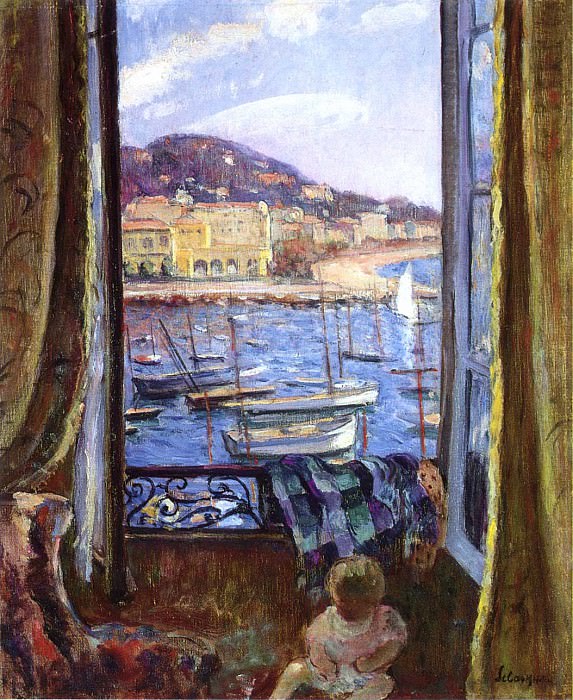The Quay at St Pierre in Cannes. Henri Lebasque