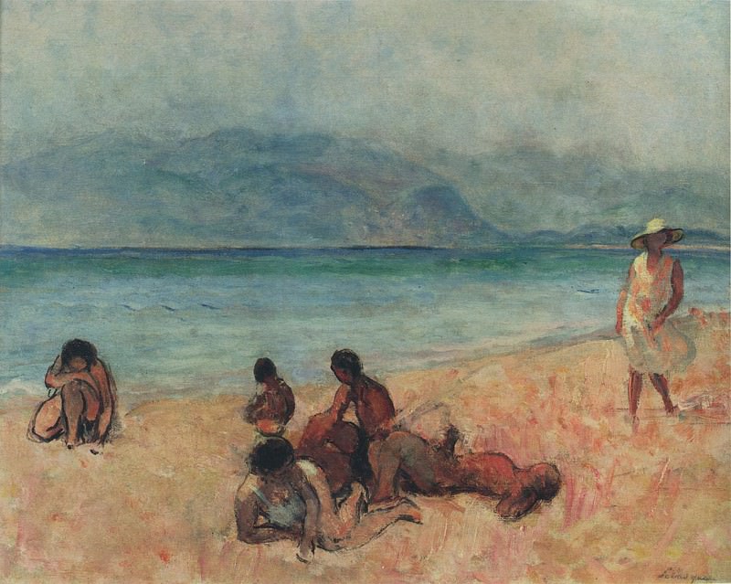 Bathers at Saint Tropez. Henri Lebasque