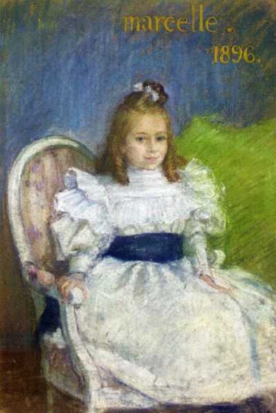Portrait of Marcelle Mezieres Nine Years Old 1896. Henri Lebasque