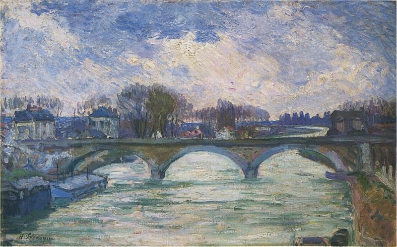 Le Pont sur le Marne. Henri Lebasque