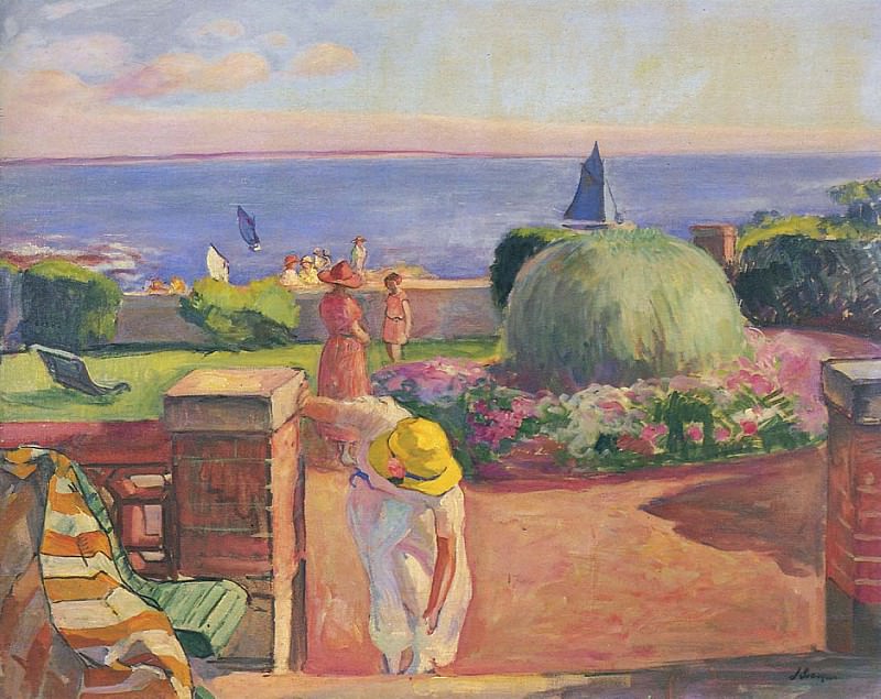 The Terrace at Prefailles. Henri Lebasque