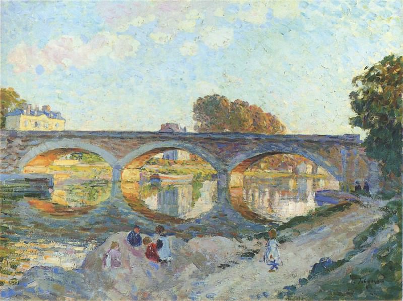 Pont Pierre at the Lagny River 1902. Henri Lebasque
