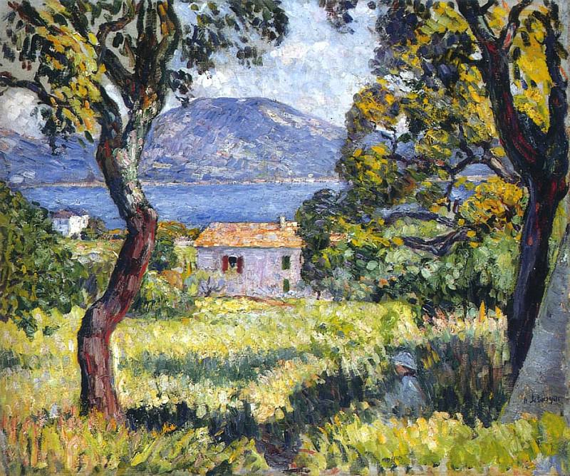 View at Esterel. Henri Lebasque