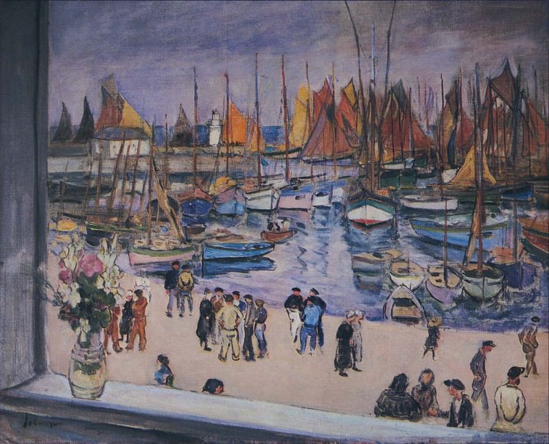 The Port at Saint Tropez. Henri Lebasque